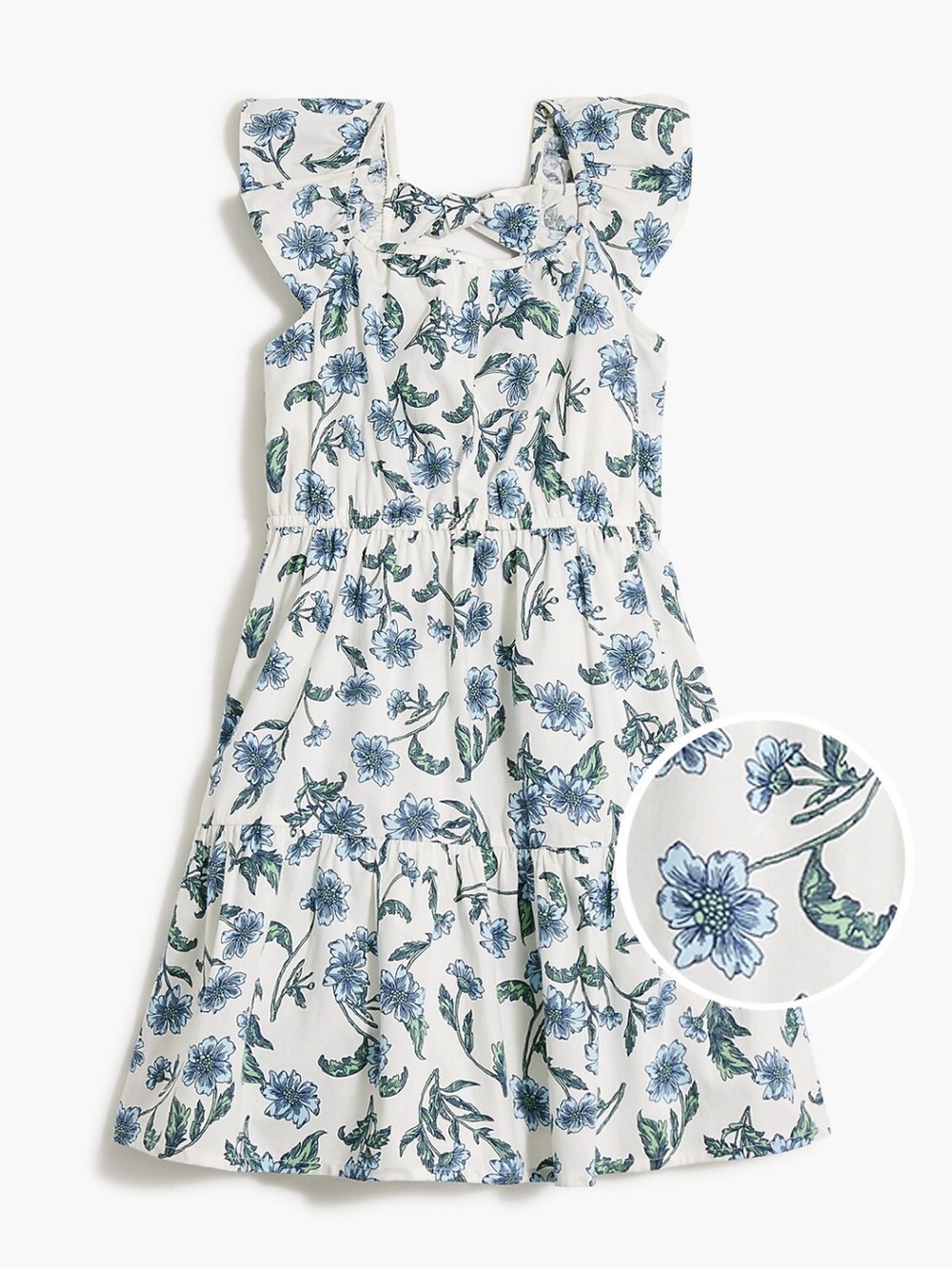 Crewcuts Girls' floral bow-back dress Size 8